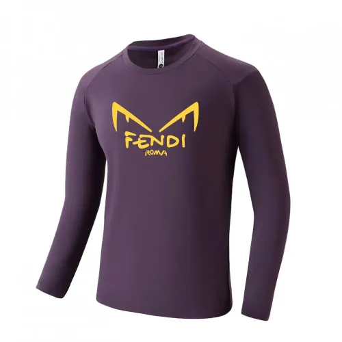 Cheap Fendi T-Shirts Long Sleeved For Men #1402604, $$42.00 USD On Fendi T-Shirts