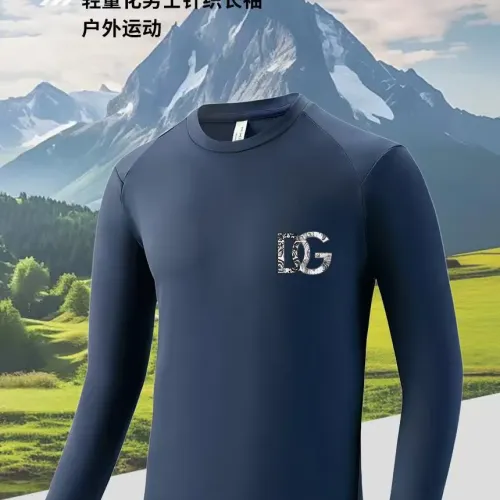 Cheap Dolce &amp; Gabbana D&amp;G T-Shirts Long Sleeved For Men #1402630, $$42.00 USD On Dolce &amp; Gabbana D&amp;G T-Shirts