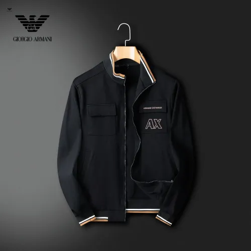 Replica Armani Tracksuits Long Sleeved For Men #1402689 $85.00 USD for Wholesale