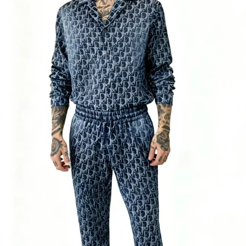 Replica Christian Dior Tracksuits Long Sleeved For Men #1402760 $85.00 USD for Wholesale