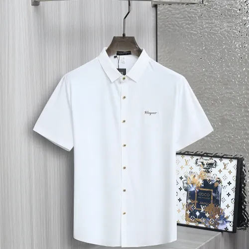 Cheap Salvatore Ferragamo Shirts Short Sleeved For Men #1402767, $$52.00 USD On Salvatore Ferragamo Shirts