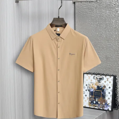 Cheap Salvatore Ferragamo Shirts Short Sleeved For Men #1402768, $$52.00 USD On Salvatore Ferragamo Shirts