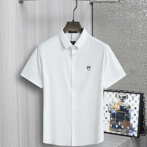 Cheap Salvatore Ferragamo Shirts Short Sleeved For Men #1402770, $$52.00 USD On Salvatore Ferragamo Shirts