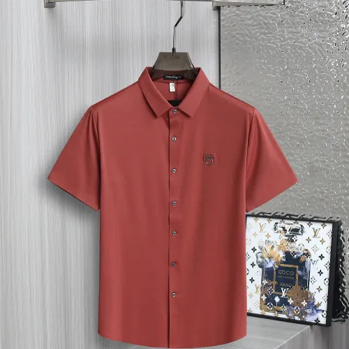 Cheap Salvatore Ferragamo Shirts Short Sleeved For Men #1402771, $$52.00 USD On Salvatore Ferragamo Shirts