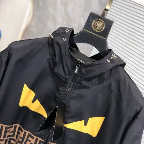 Replica Fendi Jackets Long Sleeved For Men #1403196 $60.00 USD for Wholesale