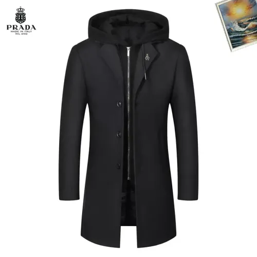 Cheap Prada Coats Long Sleeved For Men #1403254, $$88.00 USD On Prada Coats