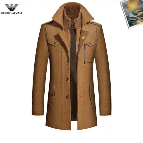 Cheap Armani Coats Long Sleeved For Men #1403289, $$88.00 USD On Armani Coats