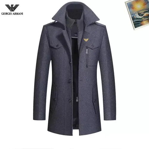 Cheap Armani Coats Long Sleeved For Men #1403290, $$88.00 USD On Armani Coats