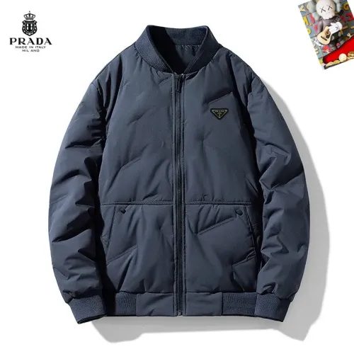 Cheap Prada Down Feather Coat Long Sleeved For Men #1403303, $$82.00 USD On Prada Down Feather Coat