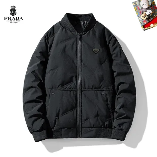 Cheap Prada Down Feather Coat Long Sleeved For Men #1403304, $$82.00 USD On Prada Down Feather Coat