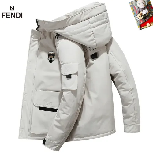 Cheap Fendi Down Feather Coat Long Sleeved For Men #1403321, $$82.00 USD On Fendi Down Feather Coat