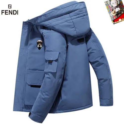 Cheap Fendi Down Feather Coat Long Sleeved For Men #1403325, $$82.00 USD On Fendi Down Feather Coat