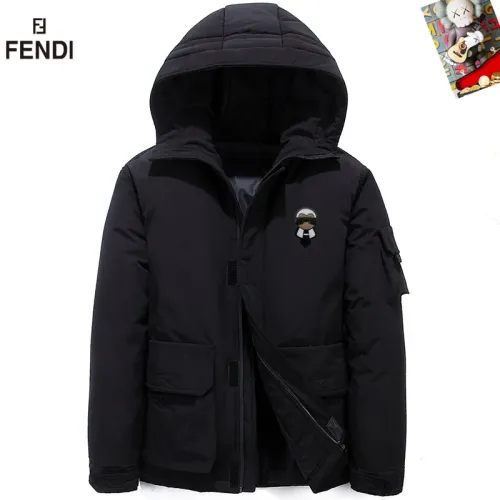 Cheap Fendi Down Feather Coat Long Sleeved For Men #1403326, $$82.00 USD On Fendi Down Feather Coat