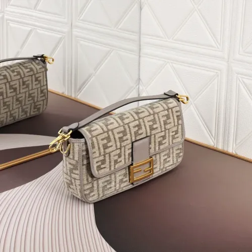 Replica Fendi AAA Quality Shoulder Bags For Women #1403368 $100.00 USD for Wholesale