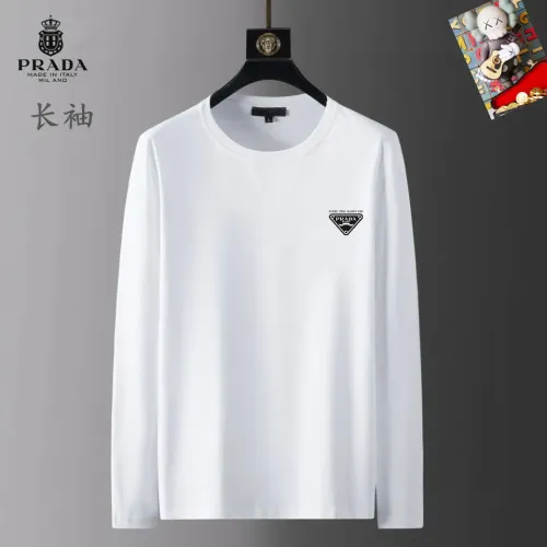 Cheap Prada T-Shirts Long Sleeved For Unisex #1403373, $$34.00 USD On Prada T-Shirts