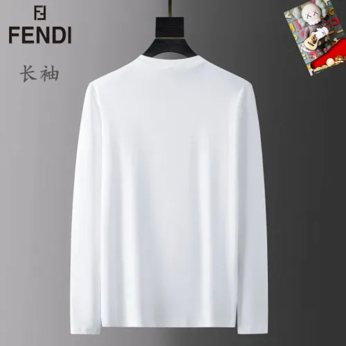 Replica Fendi T-Shirts Long Sleeved For Unisex #1403422 $34.00 USD for Wholesale