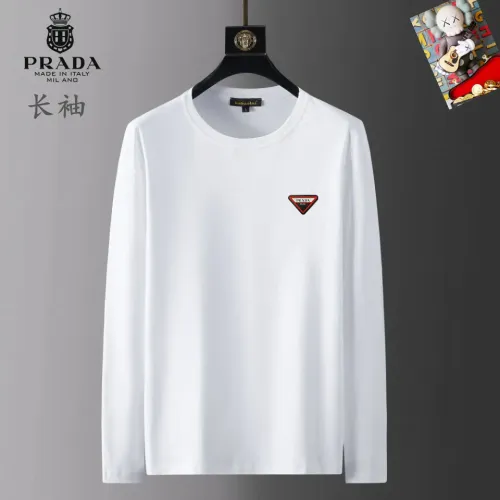 Cheap Prada T-Shirts Long Sleeved For Unisex #1403428, $$34.00 USD On Prada T-Shirts