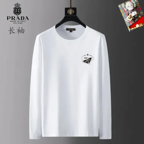 Cheap Prada T-Shirts Long Sleeved For Unisex #1403442, $$34.00 USD On Prada T-Shirts