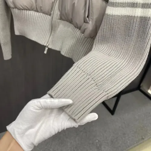 Replica Thom Browne Down Feather Coat Long Sleeved For Women #1403455 $132.00 USD for Wholesale