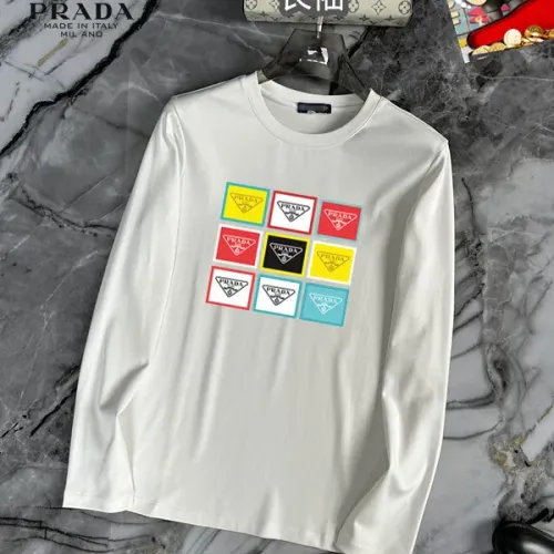 Cheap Prada T-Shirts Long Sleeved For Unisex #1403479, $$34.00 USD On Prada T-Shirts