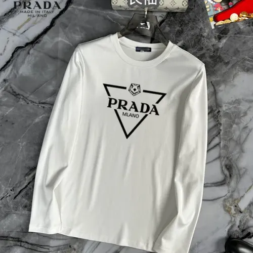 Cheap Prada T-Shirts Long Sleeved For Unisex #1403499, $$34.00 USD On Prada T-Shirts