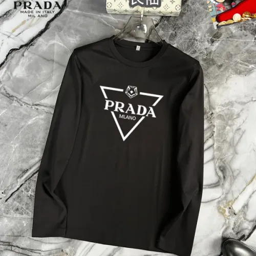 Cheap Prada T-Shirts Long Sleeved For Unisex #1403500, $$34.00 USD On Prada T-Shirts