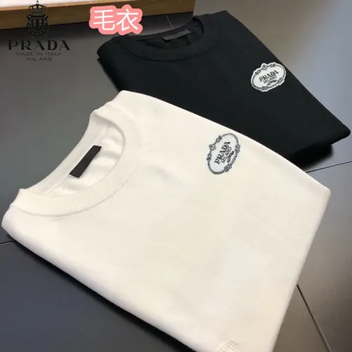 Replica Prada Sweaters Long Sleeved For Men #1403570 $42.00 USD for Wholesale