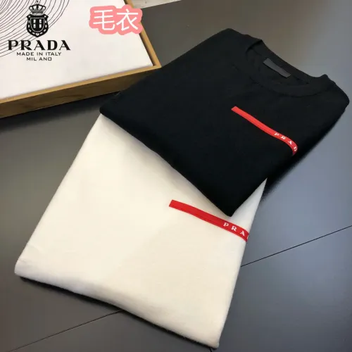 Replica Prada Sweaters Long Sleeved For Men #1403590 $42.00 USD for Wholesale