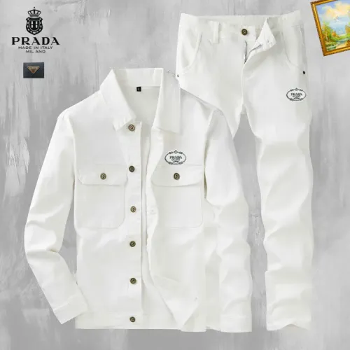 Cheap Prada Tracksuits Long Sleeved For Men #1403849, $$100.00 USD On Prada Tracksuits