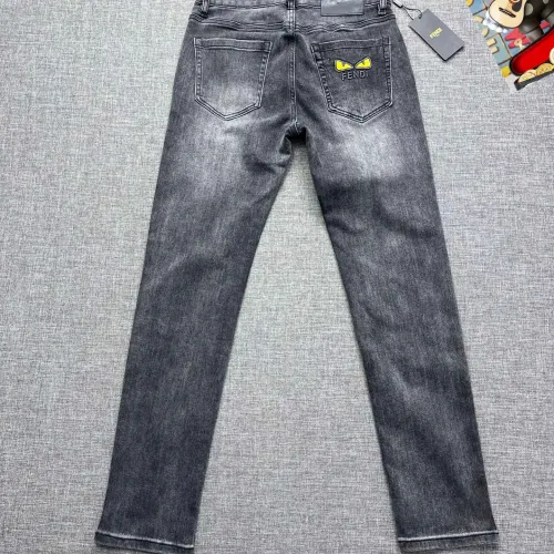 Replica Fendi Jeans For Men #1403893 $48.00 USD for Wholesale