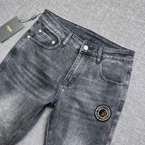 Replica Fendi Jeans For Men #1403893 $48.00 USD for Wholesale