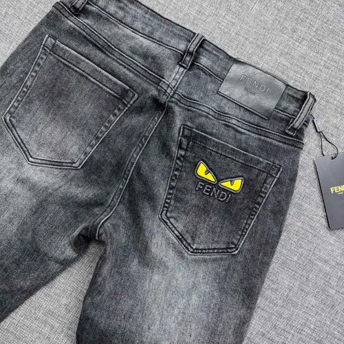 Replica Fendi Jeans For Men #1403893 $48.00 USD for Wholesale