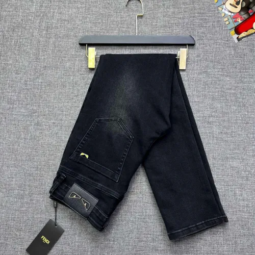 Replica Fendi Jeans For Men #1403895 $48.00 USD for Wholesale