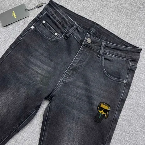 Replica Fendi Jeans For Men #1403895 $48.00 USD for Wholesale