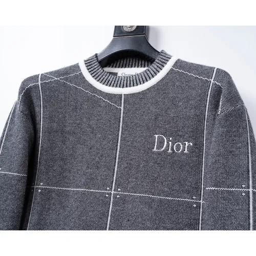 Replica Christian Dior Sweaters Long Sleeved For Men #1403995 $45.00 USD for Wholesale
