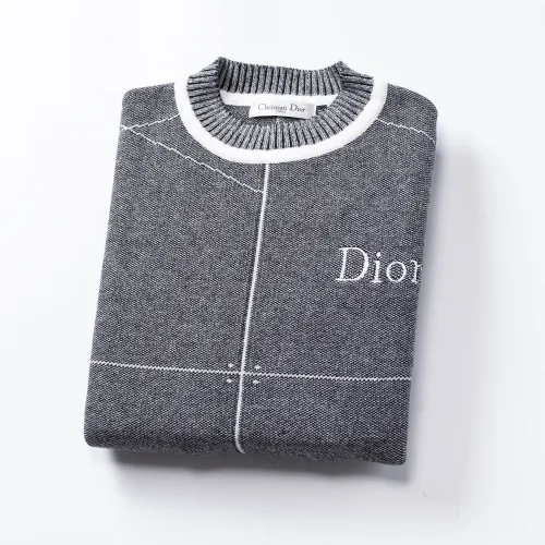 Replica Christian Dior Sweaters Long Sleeved For Men #1403995 $45.00 USD for Wholesale