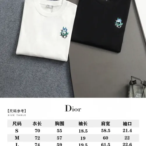 Replica Christian Dior T-Shirts Short Sleeved For Unisex #1404248 $45.00 USD for Wholesale