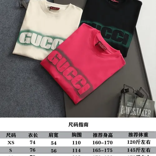 Replica Gucci T-Shirts Short Sleeved For Unisex #1404257 $40.00 USD for Wholesale