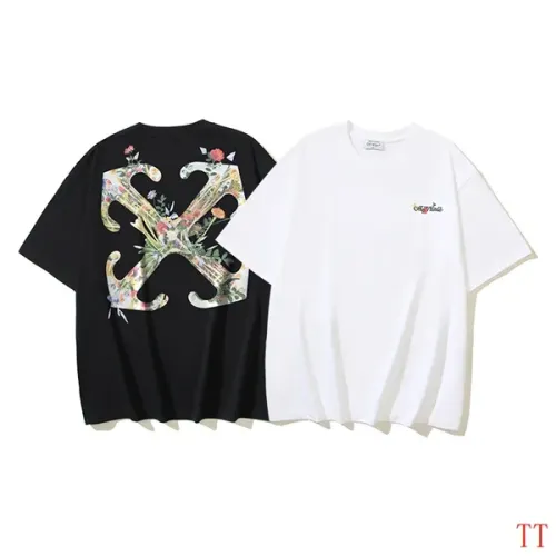 Replica Off-White T-Shirts Short Sleeved For Unisex #1404475 $29.00 USD for Wholesale