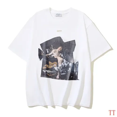 Cheap Off-White T-Shirts Short Sleeved For Unisex #1404486, $$29.00 USD On Off-White T-Shirts