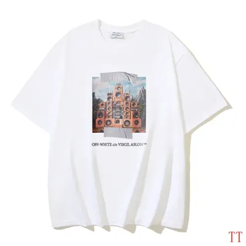 Cheap Off-White T-Shirts Short Sleeved For Unisex #1404504, $$32.00 USD On Off-White T-Shirts