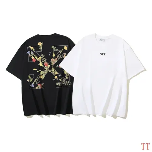 Replica Off-White T-Shirts Short Sleeved For Unisex #1404518 $29.00 USD for Wholesale
