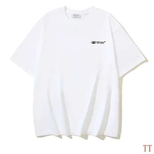 Replica Off-White T-Shirts Short Sleeved For Unisex #1404520 $29.00 USD for Wholesale