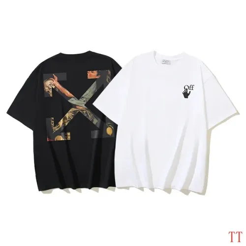 Replica Off-White T-Shirts Short Sleeved For Unisex #1404544 $29.00 USD for Wholesale