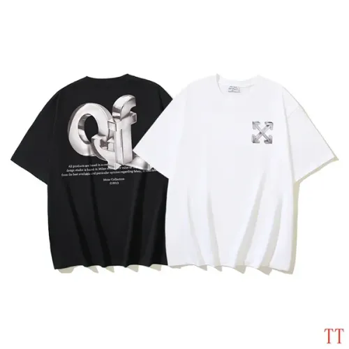 Replica Off-White T-Shirts Short Sleeved For Unisex #1404547 $29.00 USD for Wholesale