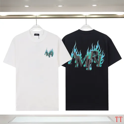 Replica Amiri T-Shirts Short Sleeved For Unisex #1404584 $32.00 USD for Wholesale
