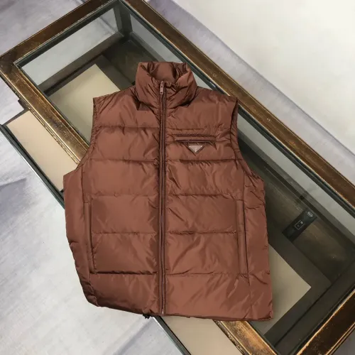 Replica Prada Down Feather Coat Sleeveless For Men #1404782 $155.00 USD for Wholesale