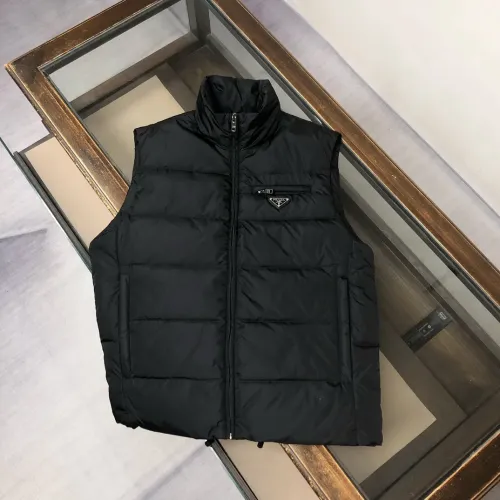 Replica Prada Down Feather Coat Sleeveless For Men #1404784 $155.00 USD for Wholesale