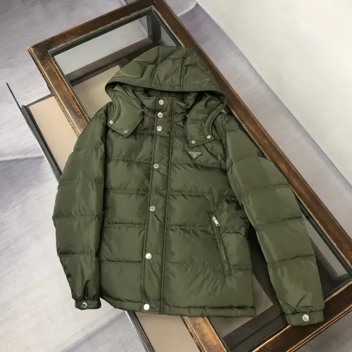 Cheap Prada Down Feather Coat Long Sleeved For Men #1404795, $$195.00 USD On Prada Down Feather Coat