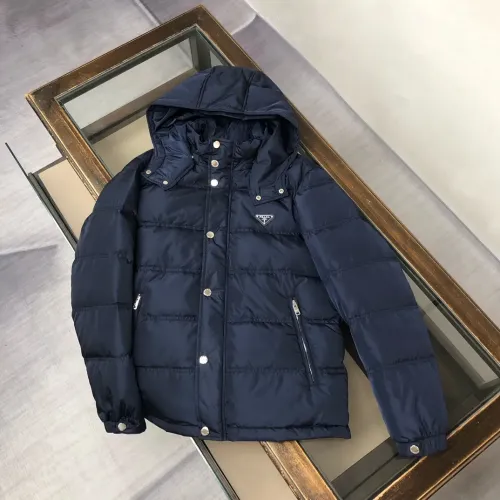 Cheap Prada Down Feather Coat Long Sleeved For Men #1404796, $$195.00 USD On Prada Down Feather Coat